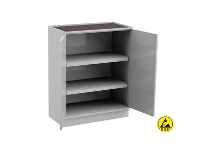 ESD Metal Cabinet 2 Shelves (80×42.5 H100 cm)