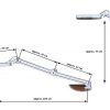 Lente LED da banco Classe A+ (Ø139mm, 5di) - Dimensioni