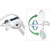 Lente LED da banco Classe A+ (Ø139mm, 5di) - Regolazione della testa
