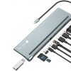 Docking Station 12 in 1 USB-C Hub USB 2/3 VGA DP RJ45 Micro SD/SD