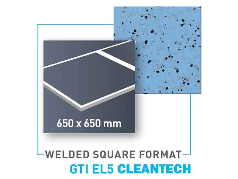 Gerflor GTI EL5 CLEANTECH - ESD Conductive Weldable Floor Tiles