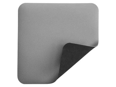 Deluxe - Anti-static ESD Safe table Mat Grey Rounded (60x120cm, 2 Buttons)