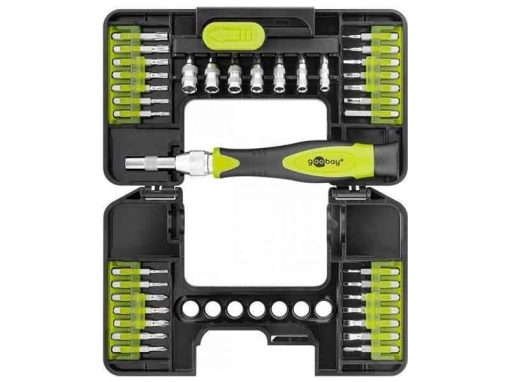 Set giraviti di precisione Goobay con minivaligetta (37pz) | I-TOOL-37