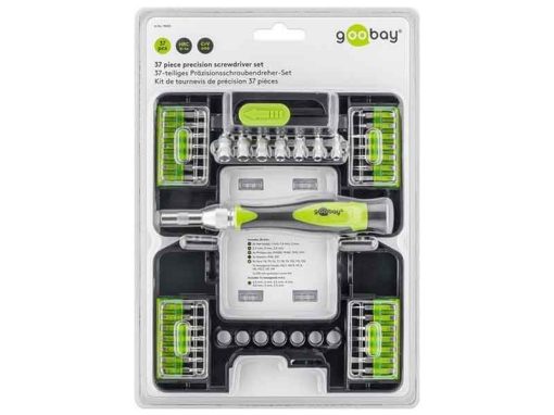 Set giraviti di precisione Goobay con minivaligetta (37pz) | I-TOOL-37