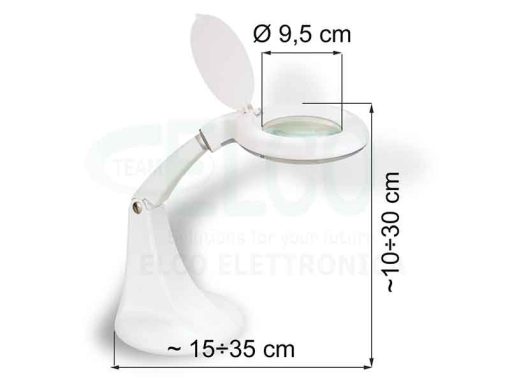 Economy LED Magnifier (Ø95mm, 3/12di)