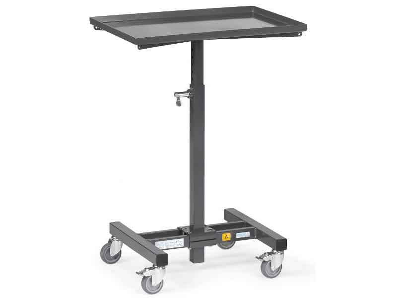 Supporto Stand antistatico ESD con ruote (605x405, H695/970mm)