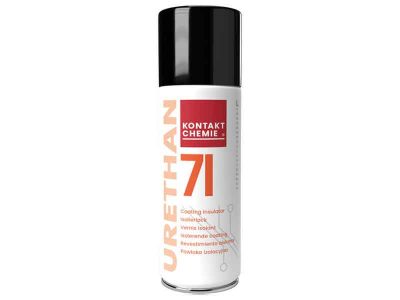 Kontakt Chemie URETHAN 71 spray 200ml (75009) - Top quality, single component, urethane-modified, insulating and protective lacquer. Longlasting seal against moisture and environmental influences.