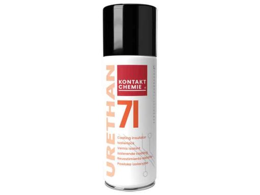 Kontakt Chemie URETHAN 71 spray 200ml (75009) - Top quality, single component, urethane-modified, insulating and protective lacquer. Longlasting seal against moisture and environmental influences.