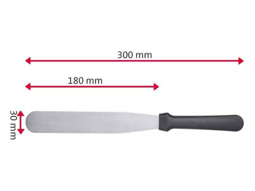 Flexible Steel Spatula (3x30cm) - Dimensions