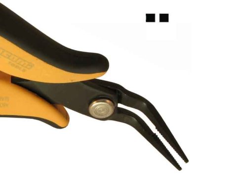 PNB 2005 – Piergiacomi Needle-Nose Pliers (Long Serrated Jaws, 45° Bented)