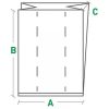 Antistatic ESD Waste Bags (240L, 40pcs) - Dimensions