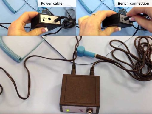 EM8202 Constant Monitor - Continuity Tester for ESD Safe Wrist-Strap and Mat