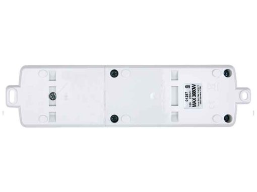 Vimar 01287.NC.B Multiple Socket Universal White (3 Outlets)