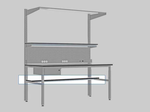 Lower Shelf for El.Mi SMART Workbench (180x30cm)
