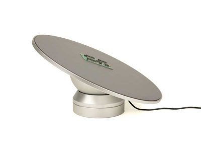 Tilting support for 3D viewing, furnished with ESD safe mat - Accessory for stereomicroscopes that improves the three-dimensional view of a sample.