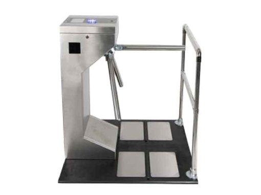 Lateral Barrier for LOGSTAT Test Station with Turnstile