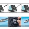 Pulitore automatico Weller WATC100 - Strumento universale ultrarapido per pinzette e punte saldanti con spazzole in metallo o in fibra