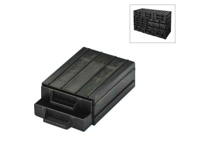 EM3 Cassettiera antistatica ESD componibile (2 cassetti da 87x120x20Hmm)