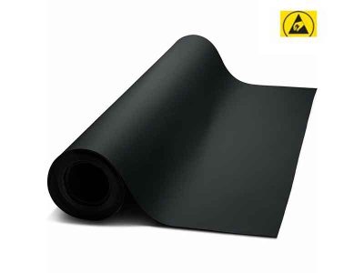 Tappeto antistatico ESD da banco Premium Nero (122cmx10m)