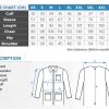 ESL Camice antistatico ESD (Bianco/Azzurro, XS/5XL) - Tabella taglie