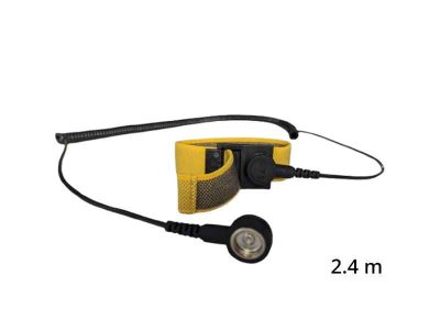 Deluxe ESD Wrist Strap (Snap/Snap, 2.4m)