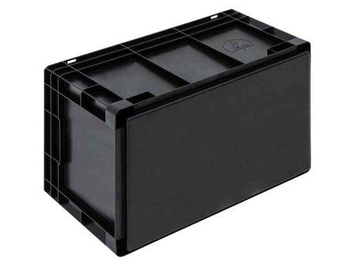Newbox 65 Contenitore ESD conduttivo Nero (600x400 H320 mm) - Base