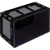 Newbox 65 Contenitore ESD conduttivo Nero (600x400 H320 mm) - Interno
