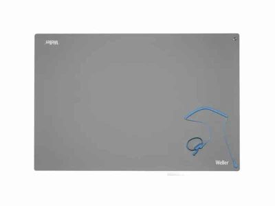 Kit tappetino antistatico ESD Weller Grigio con bracciale (60x90cm, 2 bottoni) | T0051403799