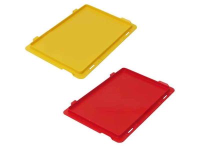 IDP-STAT 05 Hinged Lid (300x200mm, Yellow/Red)