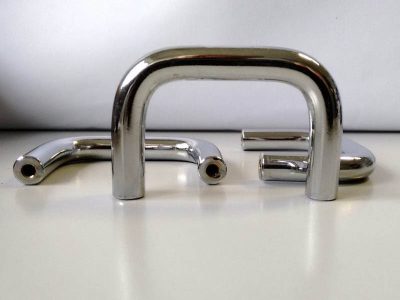 EM Maniglie in acciaio cromato con filettatura M4 (8 formati)