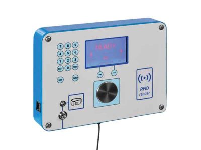 TEST STATION RFID - Stazone di test per bracciali e calzature ESD con Log accessi - Dettaglio tester