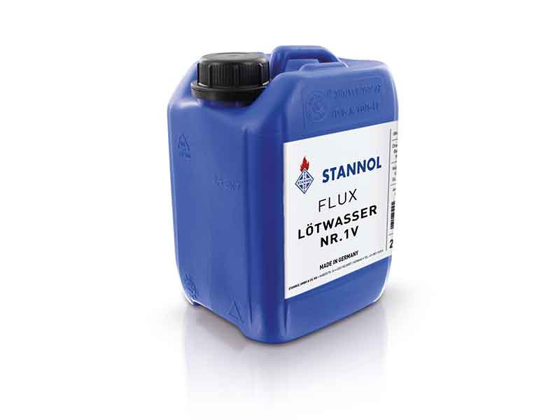 114006 Flussante Stannol 1V base acqua (DIN EN 29454-1 tipo 3.1.1 A) - Tanica 2.5l 114006 Flussante Stannol 1V base acqua (DIN EN 29454-1 tipo 3.1.1 A) - Tanica 2.5l